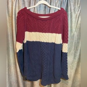 L.L. Bean Women’s Signature Cotton Fisherman Tunic Sweater